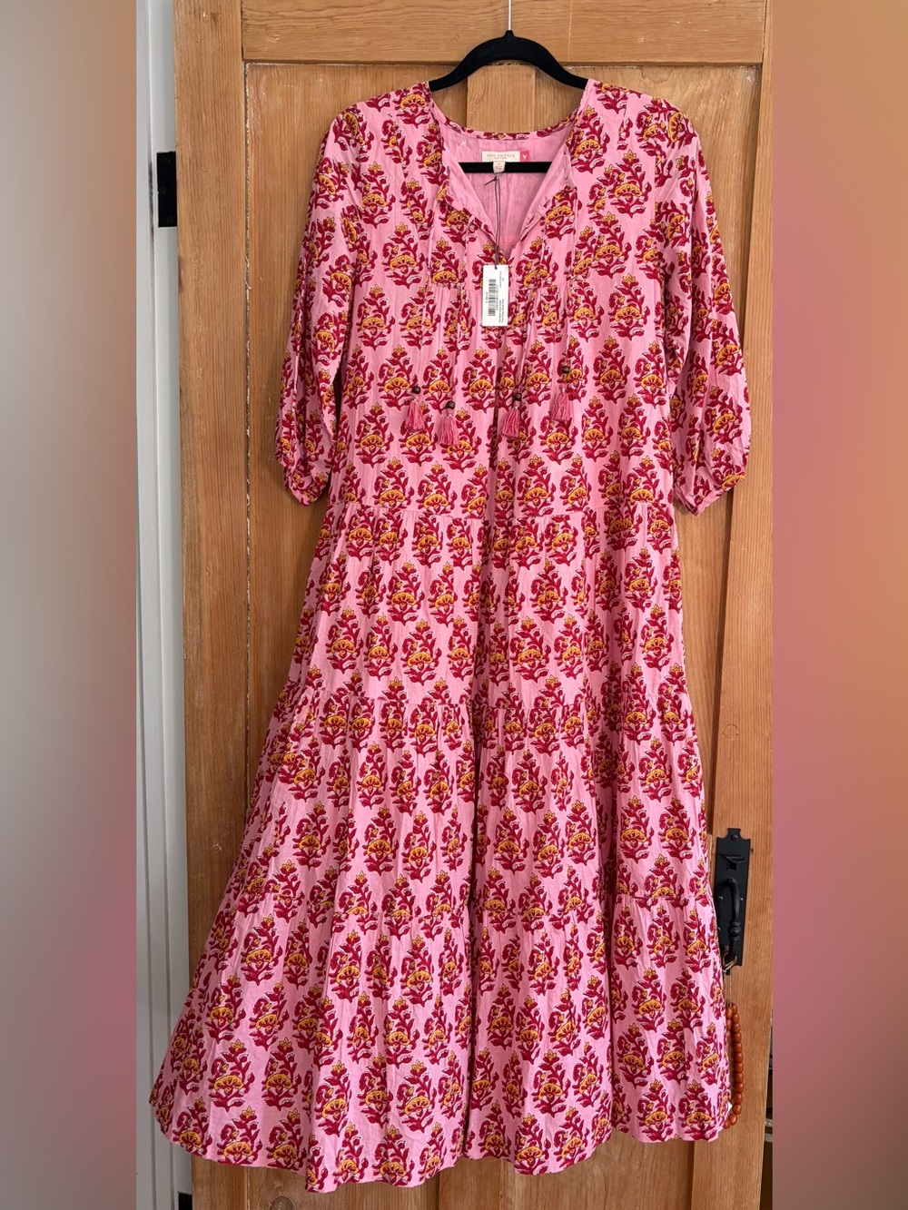 Pink Chicken Midi Dress